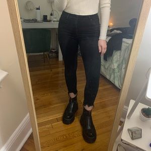 Black Abercrombie skinny jeans